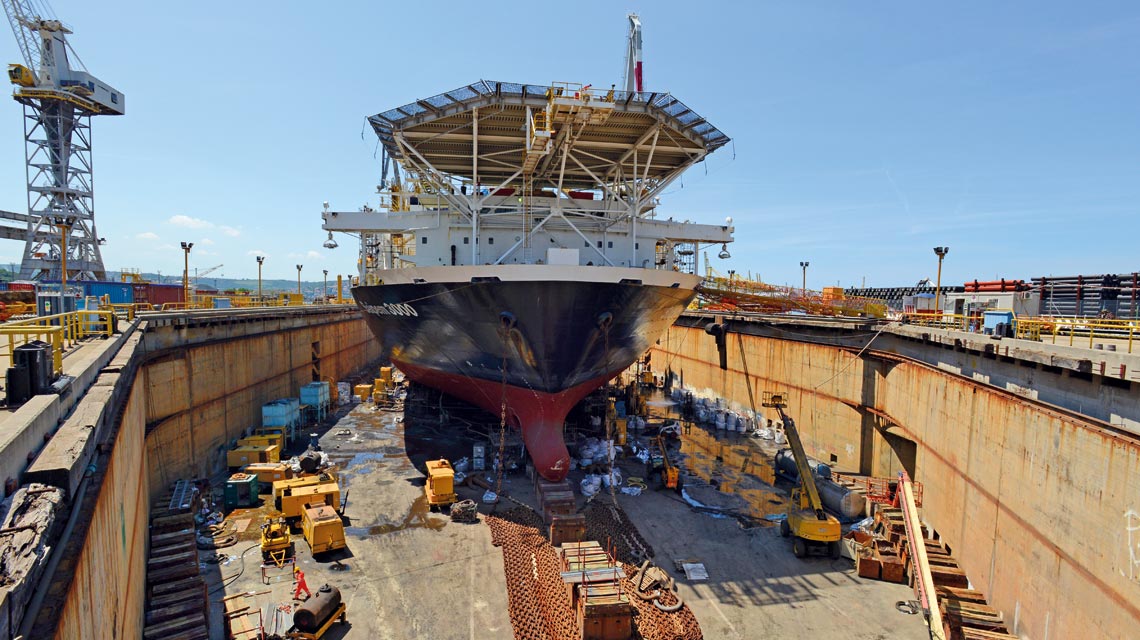 Ship repair and conversion